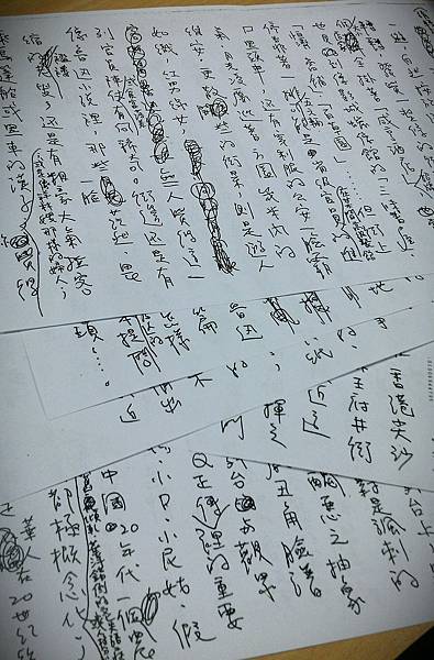 駱以軍手稿 駱以軍手稿
