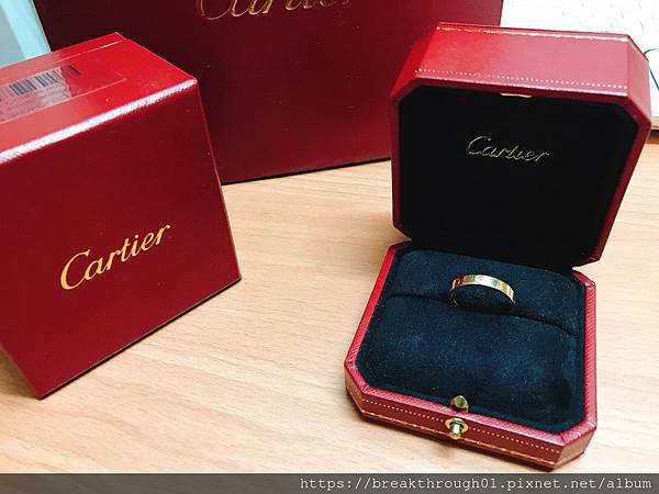 [心得] Cartier Love系列18K黃K金