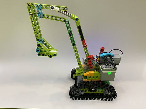 [昌兒積木] 動力機械實作:挖土機進階版