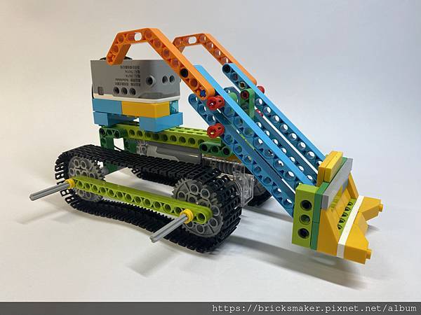 [昌兒積木] 動力機械實作:推土機