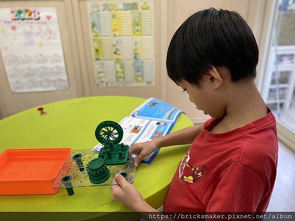 [電學小子水能動力積木2] 水力磨坊