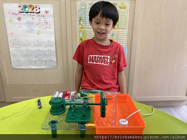 [電學小子水能動力積木2] 水力磨坊