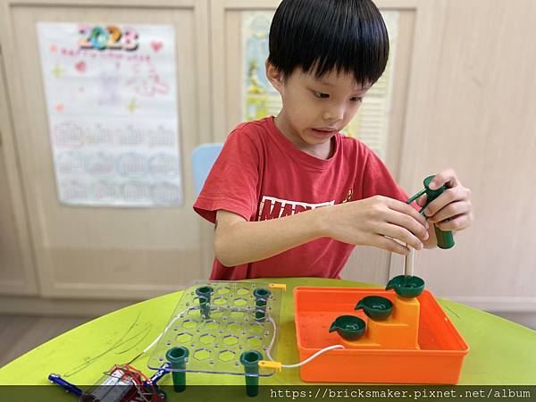[電學小子水能動力積木2] 懸浮流水