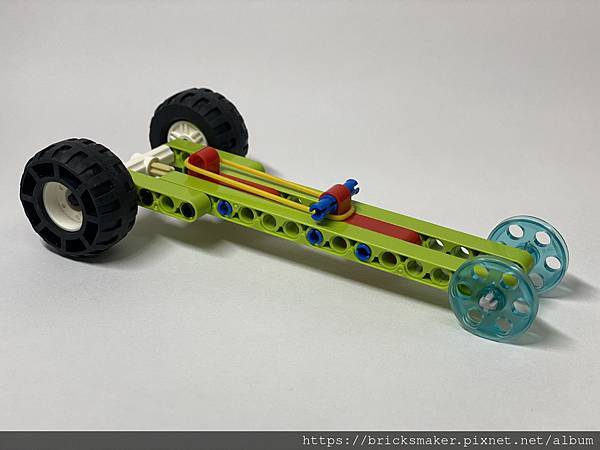 [昌兒積木] 簡單機械實作：彈力小車