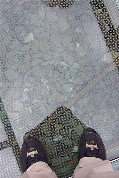 黃金博物館的透明地幕與我快壞掉的慢跑鞋