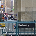 紐約的地下鐵入口