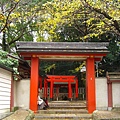 來到生田神社的東門，我們就從這進去參拜