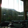 琴參閣設計典雅的大廳。琴參閣位於香川縣的琴平町，是一處知名的觀光勝地