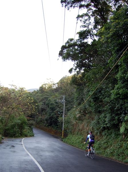 萬溪產業道路上可見綿延不絕的單車騎士，是頗受歡迎的單車踩踏路線，不過他們大部份都騎到風櫃嘴一帶便轉向內湖前去