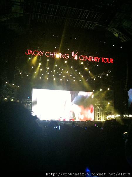 8/19 jacky chengs concert. I was late:-(