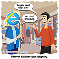 Shopping - Web Joke