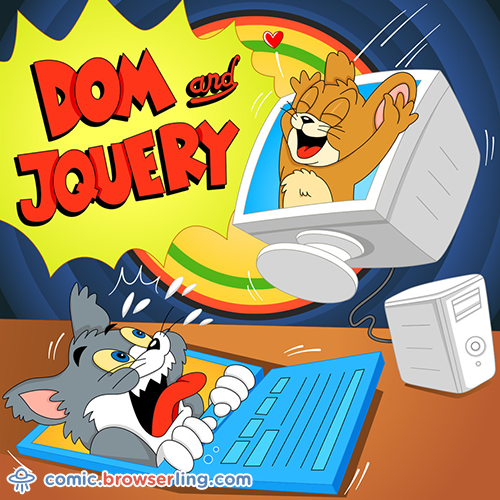 Tom and Jerry - jQuery Joke