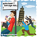 Tower of Pisa - Web designer Joke