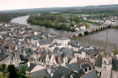 From Chateau to see Chinon