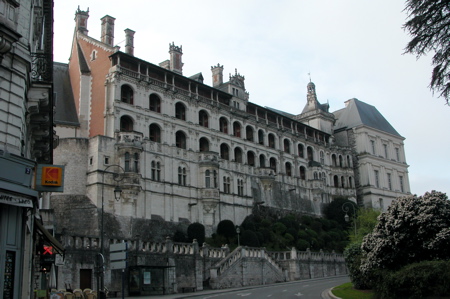 back of chateau de Blois