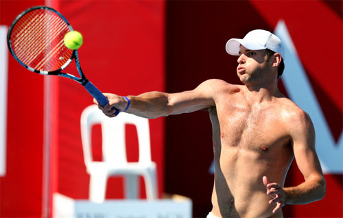 Andy Roddick in Melbourne 2008