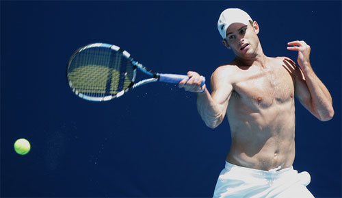 Andy Roddick in Melbourne 2008