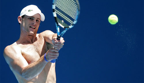 Andy Roddick in Melbourne 2008