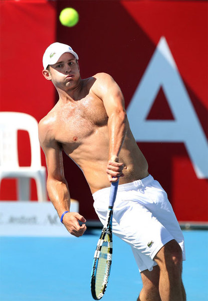 Andy Roddick in Melbourne 2008