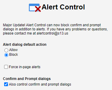 Chrome｜如何關閉javascript:alert()函