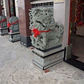 石雕藝術(立體雕法)  門前小獅