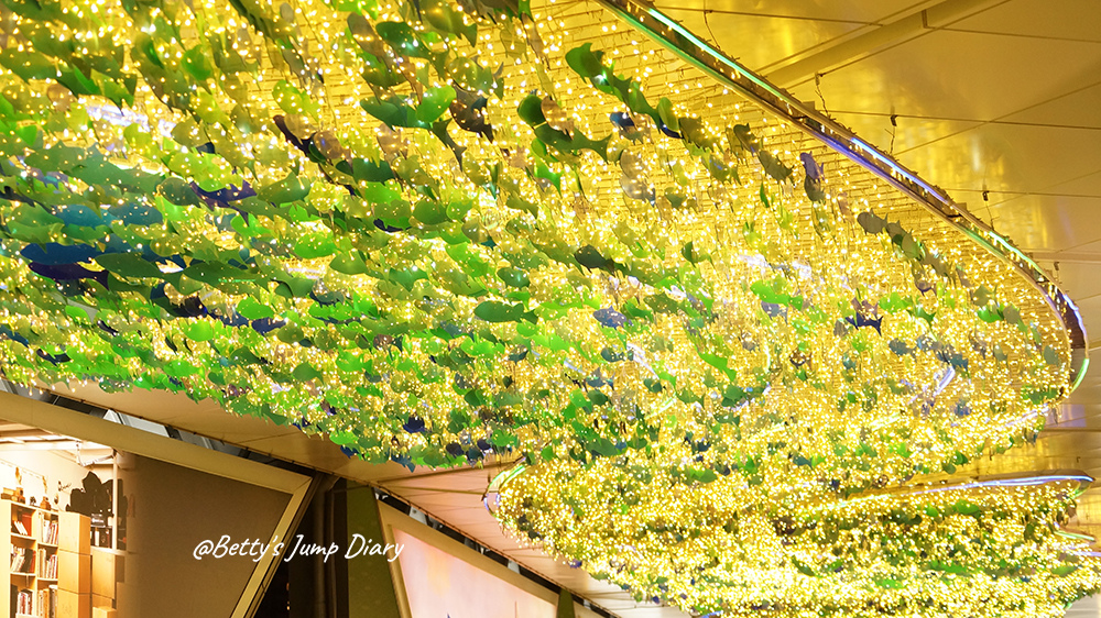 桃園置地廣場-亮晶晶的魚群 / 圖片來源:Betty's Jump Diary 桃園置地廣場-亮晶晶的魚群 / 圖片來源:Betty's Jump Diary