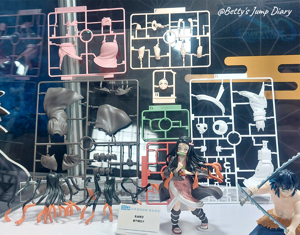 ▲2023萬代組裝模型巡迴特展-台中場/圖片來源：Betty's Jump Diary