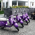 紫色Vespa