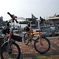 bikes in Yu-An fishing port