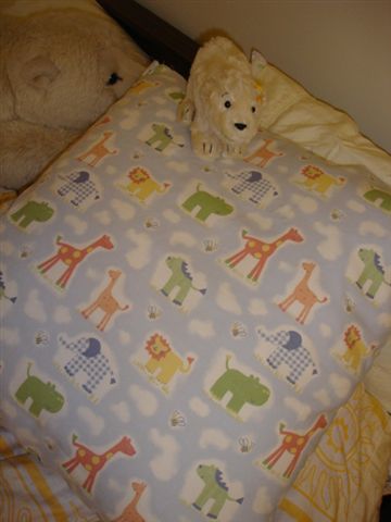 第一只熊手作枕套