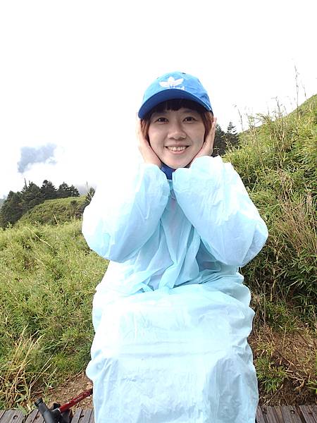 幸好是下山才開始下雨阿!