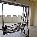 陽台上的搖椅