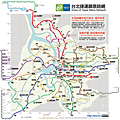 台北捷運願景路網 (實際比例版)