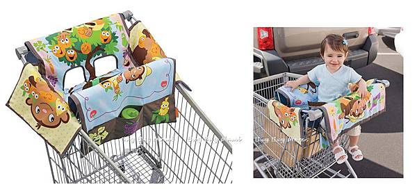 Infantino Shop and Play Cart Cover, Monkey Garden17.25