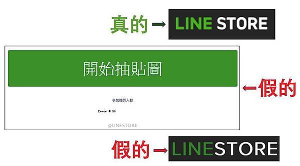 Line貼圖免費抽？分享就贈送？不要再被騙啦~>"<~