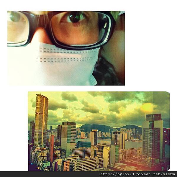 2012-07-11 19'42 五月天 阿信說： 我到香港了！ 海港城窗外風景，在呼喚 StayReal 的伙伴出去玩，但為了趕上展覽開幕奮戰中，留給大家幫我們玩吧。