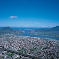 觀音山與陽明山的關渡大橋