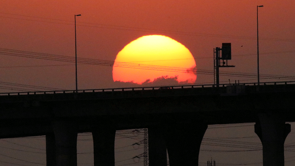 台中外埔忘憂谷觀賞夕陽 台中外埔忘憂谷觀賞夕陽