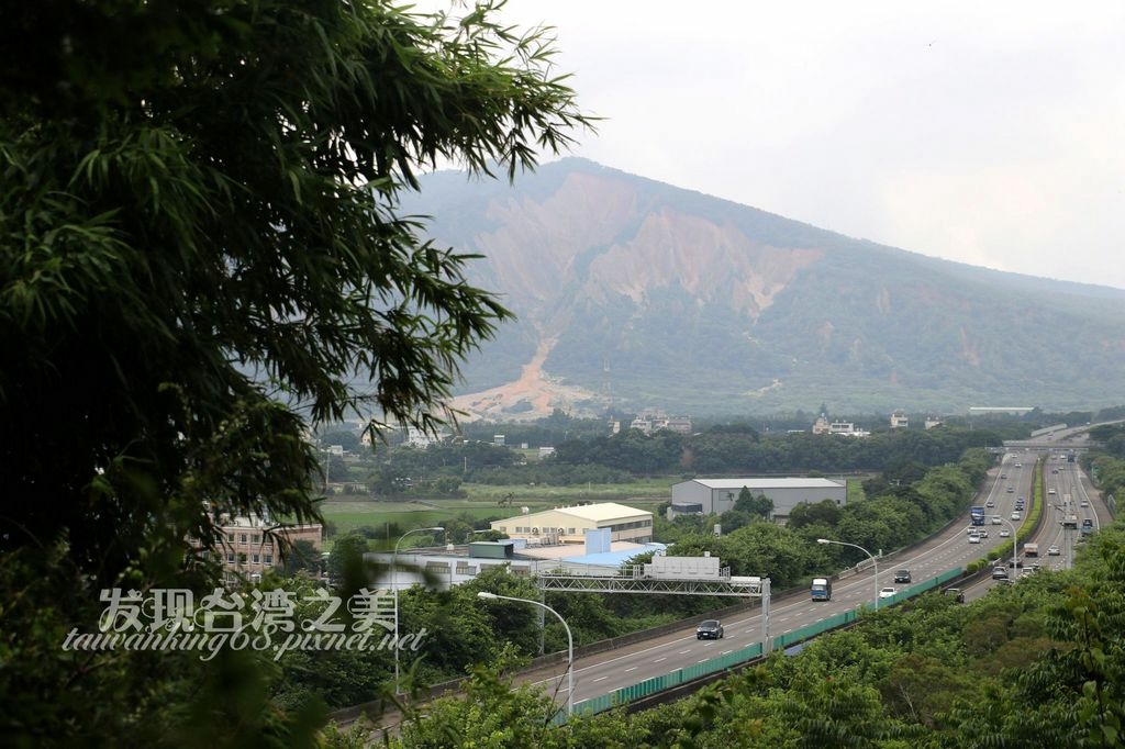 泰安休息區鳥瞰火焰山