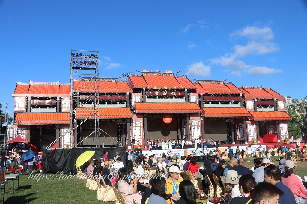 大甲鎮瀾宮祈安七朝清醮活動系列—玉皇壇前的百席奉茶