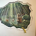 3宜蘭旅館牆壁彩繪-(若輕新人文度假旅館)3d魔幻森林4.JPG