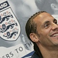 Rio Ferdinand smiles