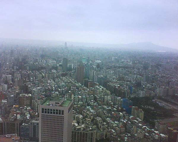 Bird view from Taipei 101