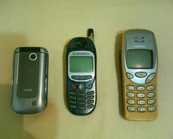 我的舊手機(1999-2008)
