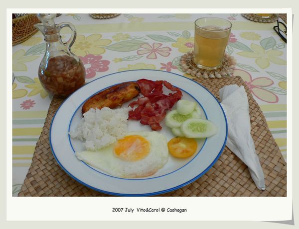 連早餐都開始吃白飯