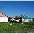 Lake Nakuru旁邊的房子牆壁上都有彩繪