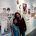 mommy and M in front of exhibit.JPG