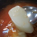 泡菜豆腐湯內的年糕
