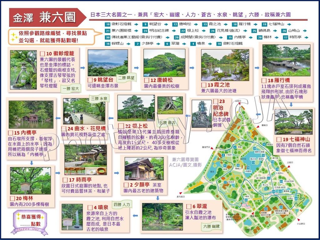 日本中部北陸自駕遊 金澤市 兼六園 金澤城 名園名城巡禮 兼六園親子尋寶圖遊園攻略 Acja 生活旅遊點滴 痞客邦
