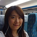 on high speed train to Taichung